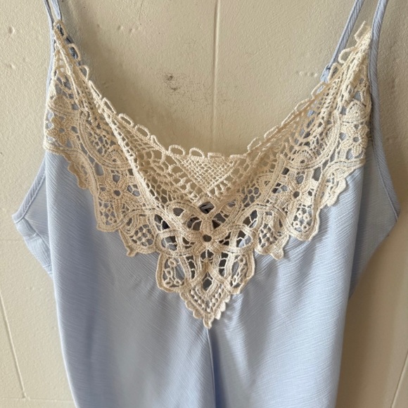 In Bloom Slip Dress with Crochet - Picture 2 of 9